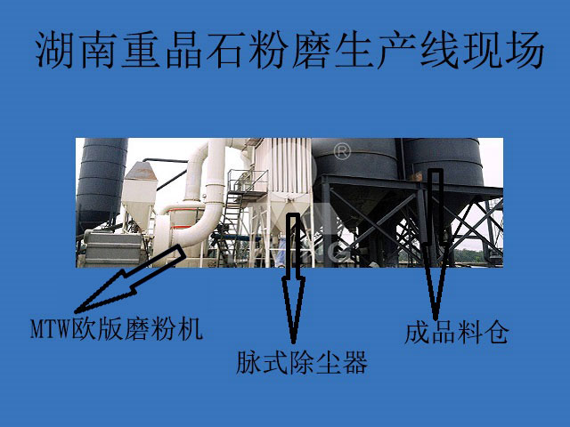重晶石湖南磨粉現(xiàn)場(chǎng)